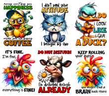 Load image into Gallery viewer, 20 oz Graphic Tumbler- Sarcasm Funny animal 47
