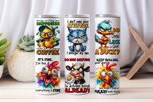 Load image into Gallery viewer, 20 oz Graphic Tumbler- Sarcasm Funny animal 47
