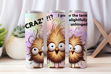 Load image into Gallery viewer, 20 oz Graphic Tumbler- Sarcasm chick 4
