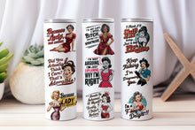Load image into Gallery viewer, 20 oz Graphic Tumbler- Sarcasm Funny phrases 56

