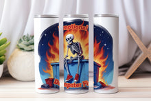 Load image into Gallery viewer, 20 oz Graphic Tumbler- Sarcasm Skelton 7
