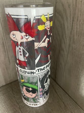 Load image into Gallery viewer, 20oz Graphic Tumbler- Rugrats, sponge bob, fairly odd parents
