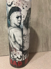 Load image into Gallery viewer, Graphic 20 oz Tumbler- I Like Bad Boys- Horror Humor- Scream
