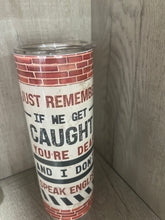 Load image into Gallery viewer, 20oz Graphic Tumbler-Best friends, Partners in Crime
