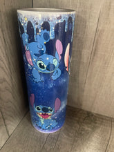 Load image into Gallery viewer, Graphic 20 oz Tumbler- Stitch Design

