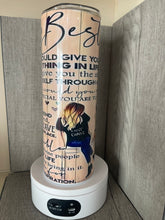Load image into Gallery viewer, 20oz Skinny tumbler- To my bestie
