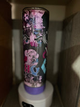 Load image into Gallery viewer, 20oz Skinny tumbler- Bluetooth speaker- Harley Quinn
