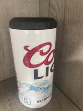 Load image into Gallery viewer, Can Cooler- 4 in 1- Graphic Tumbler- Coors Light
