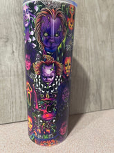 Load image into Gallery viewer, 20 oz Graphic Tumbler- Psychedelic Horror
