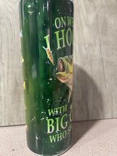 Load image into Gallery viewer, Graphic 20oz Tumbler- I Hook Up- Humor
