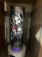 Load image into Gallery viewer, 20oz Skinny tumbler- Bluetooth speaker- Harley Quinn

