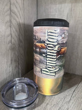 Load image into Gallery viewer, Can Cooler- 4 in 1- Graphic Tumbler- Remington- Deers
