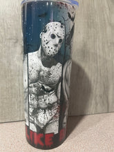 Load image into Gallery viewer, Graphic 20 oz Tumbler- I Like Bad Boys- Horror Humor- Scream
