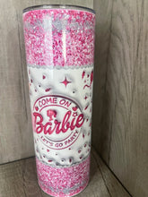 Load image into Gallery viewer, 20oz Graphic Tumbler- Come on Barbie Let’s Go Party
