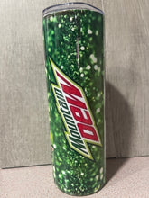 Load image into Gallery viewer, 20 oz Graphic Tumbler- This Girl Runs on Mountain Dew
