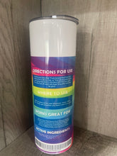 Load image into Gallery viewer, Graphic 20 oz Tumbler- Bitch Be Gone- Funny Humor- spray bottle
