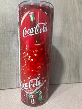 Load image into Gallery viewer, Graphic 20 oz Tumbler- This Girl Runs on Coca Cola
