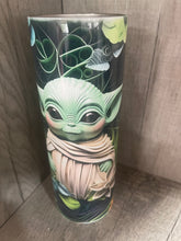 Load image into Gallery viewer, Graphic 20 oz Tumbler- Gogru with floral Setting
