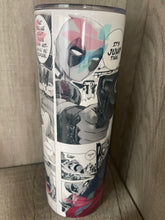 Load image into Gallery viewer, 20 oz Graphic Tumbler- Deadpool Love
