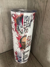Load image into Gallery viewer, 20 oz Graphic Tumbler- Scary Movie Characters
