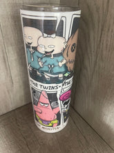 Load image into Gallery viewer, 20oz Graphic Tumbler- Rugrats, sponge bob, fairly odd parents
