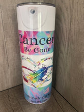 Load image into Gallery viewer, 20 oz Graphic Tumbler- Cancer be Gone Rainbow

