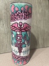 Load image into Gallery viewer, Graphic 20 oz Tumbler- Nursing- RN Cute

