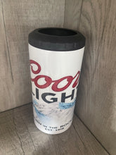 Load image into Gallery viewer, Can Cooler- 4 in 1- Graphic Tumbler- Coors Light
