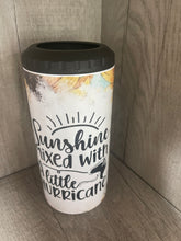 Load image into Gallery viewer, Can Cooler- 4 in 1- sunshine mixed with a little hurricane sunflower
