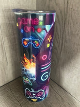 Load image into Gallery viewer, 20 oz Graphic Tumbler- Gamer Level Up
