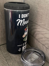 Load image into Gallery viewer, Can Cooler- 4 in 1- Graphic Tumbler- Unicorn- I don't need a mood ring I have a face
