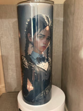 Load image into Gallery viewer, 20 oz Graphic Tumbler- Wednesday
