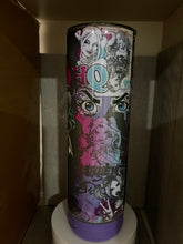 Load image into Gallery viewer, 20oz Skinny tumbler- Bluetooth speaker- Harley Quinn
