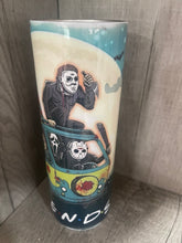 Load image into Gallery viewer, Graphic 20 oz Tumbler- Friends- Horror- Scary Movies- Scooby Doo
