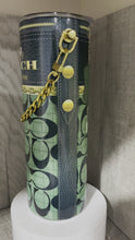 Load and play video in Gallery viewer, 20 oz Graphic Tumbler- Coach with chain
