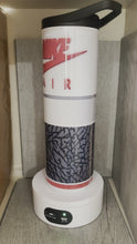 Load and play video in Gallery viewer, 30oz Skinny tumbler with Dual Lids- Nike Air image
