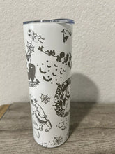 Load image into Gallery viewer, 20 oz Tumbler Laser Engraved- Oogie Boogie Glow in the Dark-
