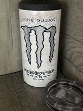 Load image into Gallery viewer, Can Cooler- 4 in 1- Graphic Tumbler- Monster Energy- Zero Sugar
