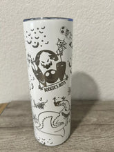 Load image into Gallery viewer, 20 oz Tumbler Laser Engraved- Oogie Boogie Glow in the Dark-
