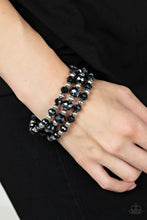 Load image into Gallery viewer, Eiffel Tower Tryst Blue Bracelet
