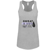 Load image into Gallery viewer, Sweat Is Just Fat Crying Tanktop
