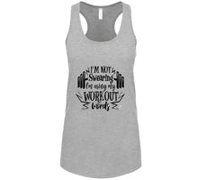 Load image into Gallery viewer, Workout Words Tanktop
