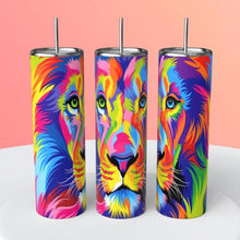 Load image into Gallery viewer, 20 oz. Tumbler- Neon Tiger
