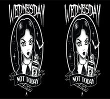 Load image into Gallery viewer, 20oz Tumbler- Wednesday Adams Not Today- Cup with Straw
